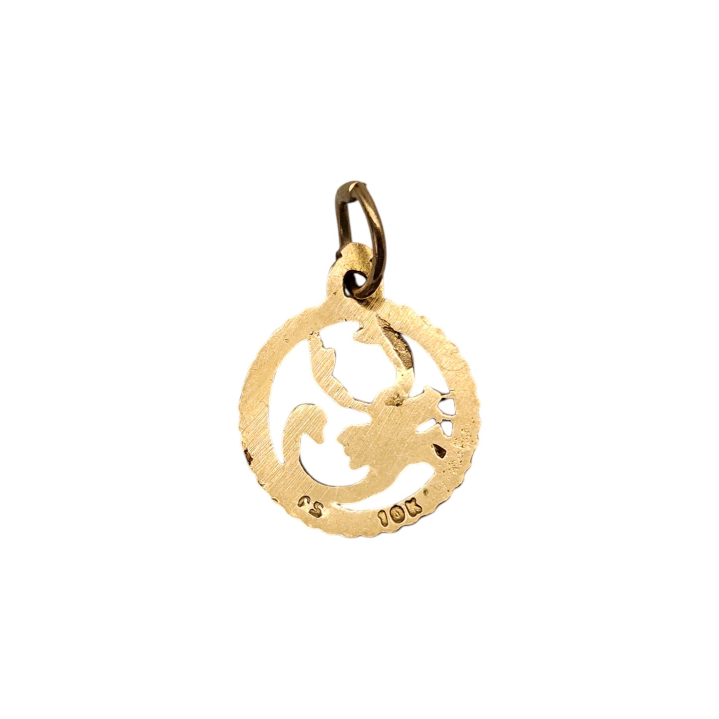 10ct Yellow Gold Scorpio Horoscope Charm L 1.1 cm 0.7 g.