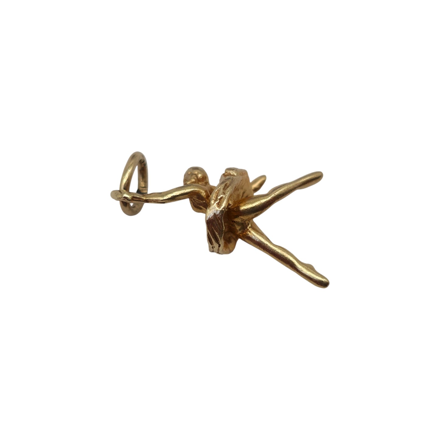 14ct Yellow Gold Ballerina Charm L 1.7 cm 1.4 g.