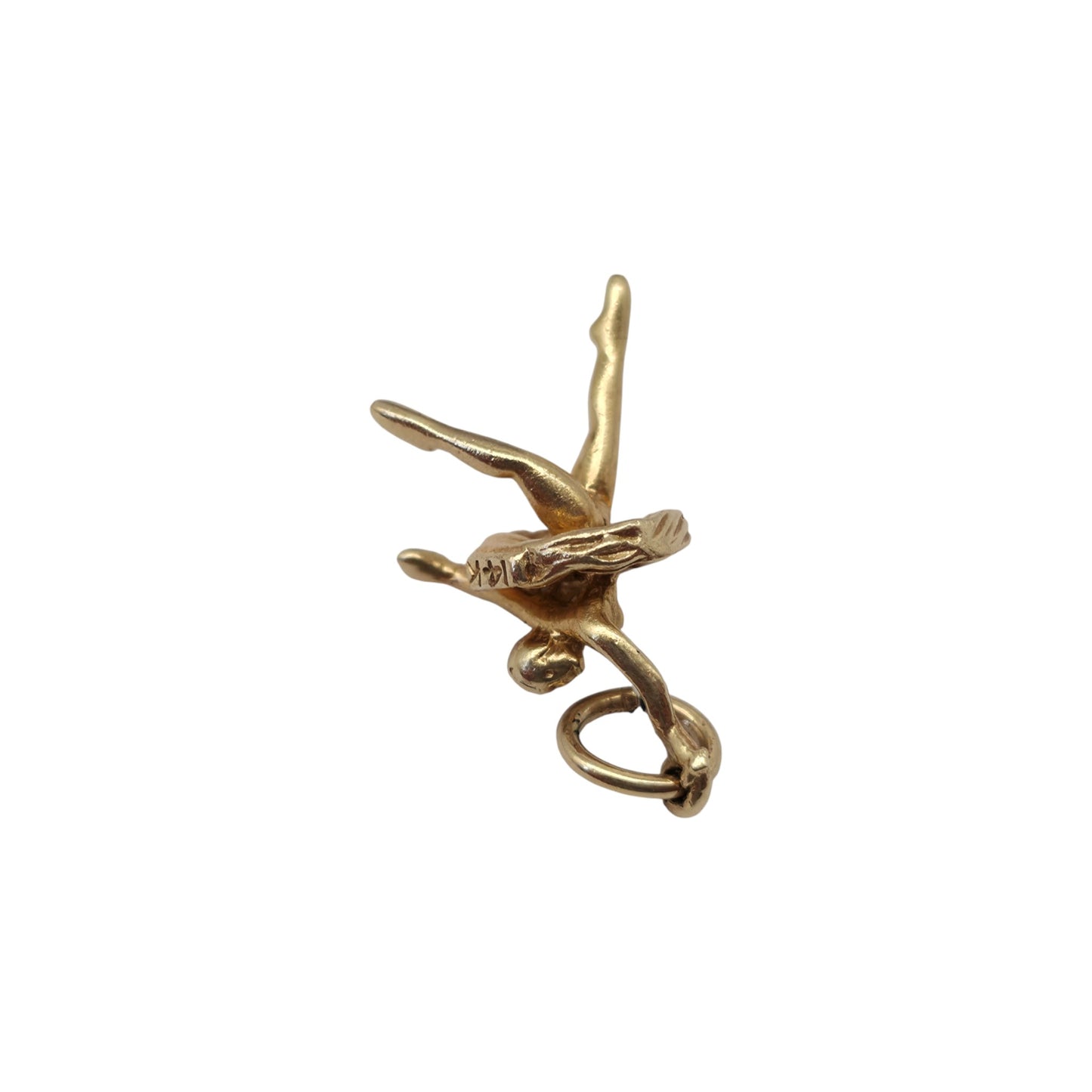 14ct Yellow Gold Ballerina Charm L 1.7 cm 1.4 g.