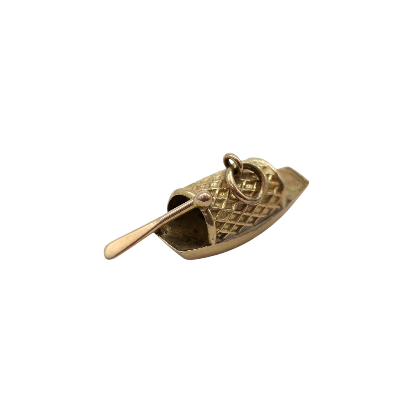 14ct 585 Yellow Gold Boat Charm L 2.1 cm 1.4 g.