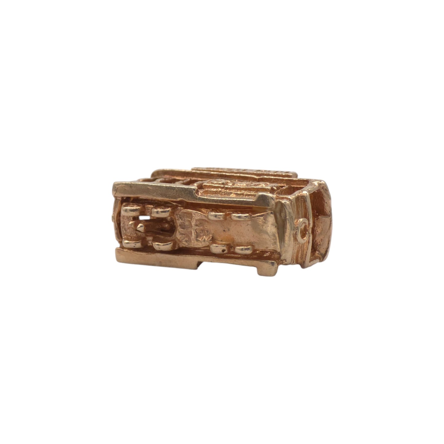 Heavy 14ct Yellow Gold Articulated Cable Car Charm L 1.9 cm 6.4 g.