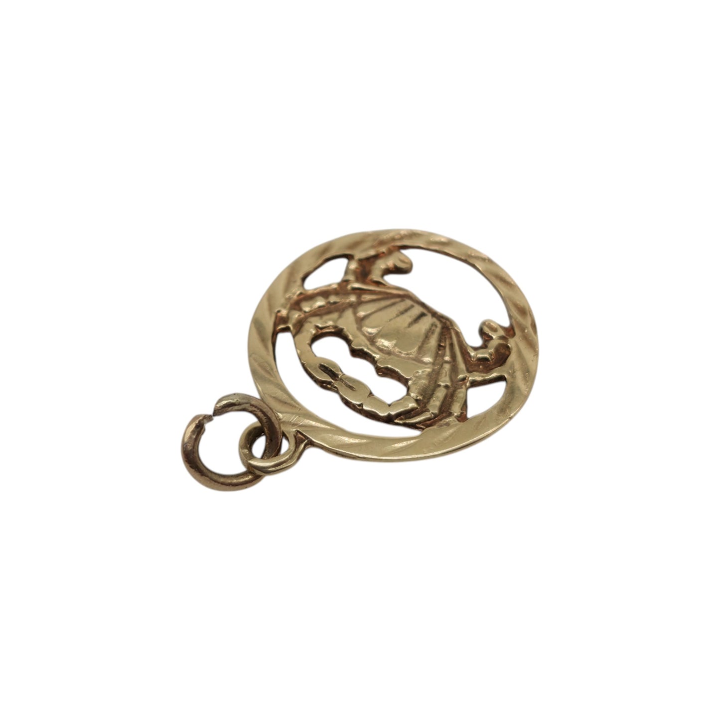 14ct Yellow Gold Crab Charm L 1.5 cm 1.1 g.
