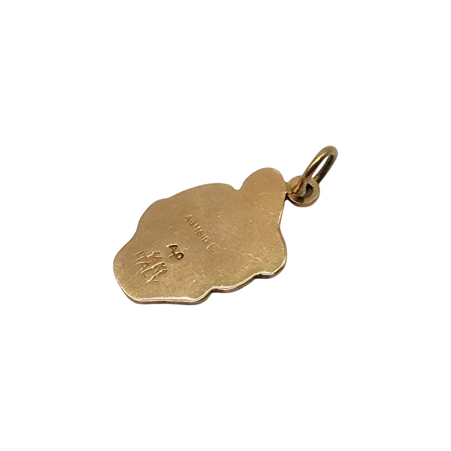 Disney 14ct Yellow Gold & Enamel Donald Duck Charm L 1.7 cm 1.8 g.