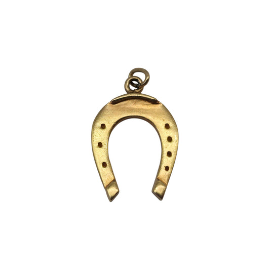 14ct Yellow Gold Horseshoe Charm L 1.6 cm 1.8 g.