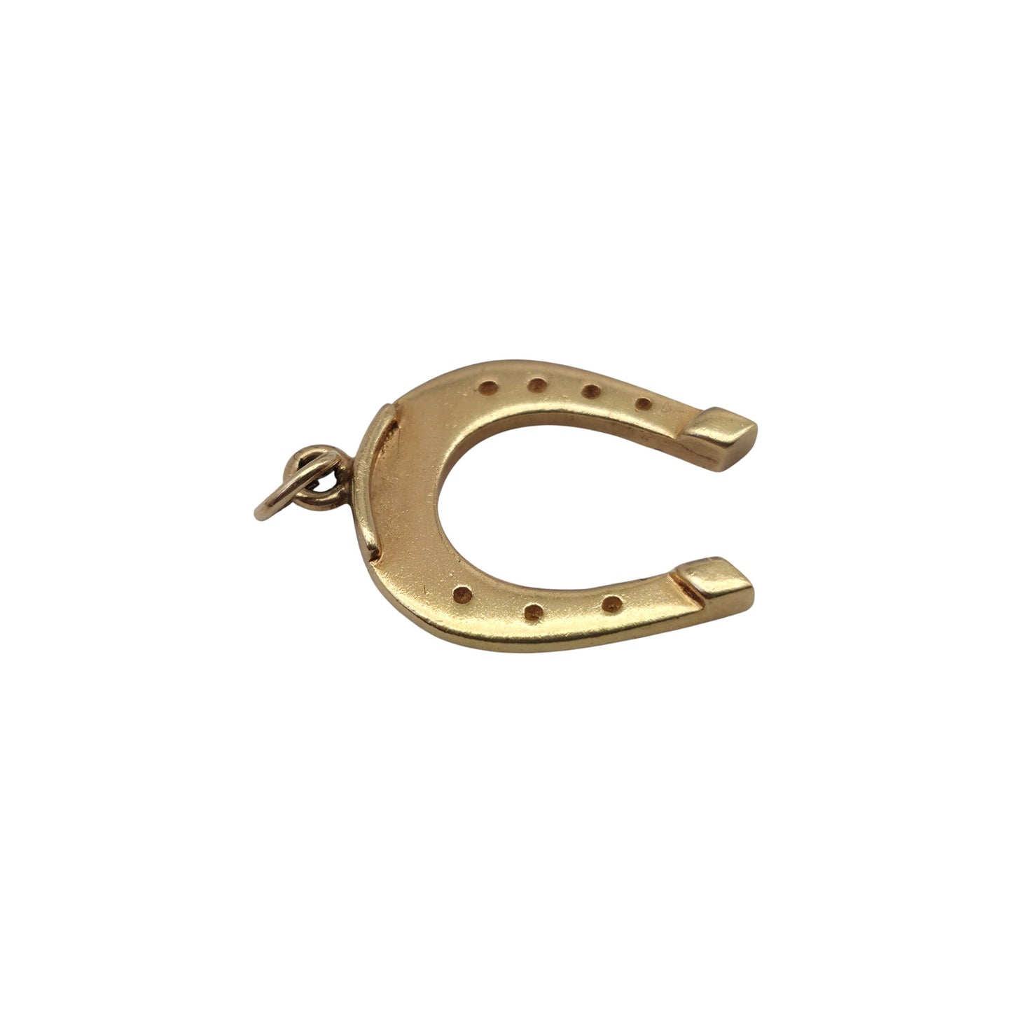 14ct Yellow Gold Horseshoe Charm L 1.6 cm 1.8 g.