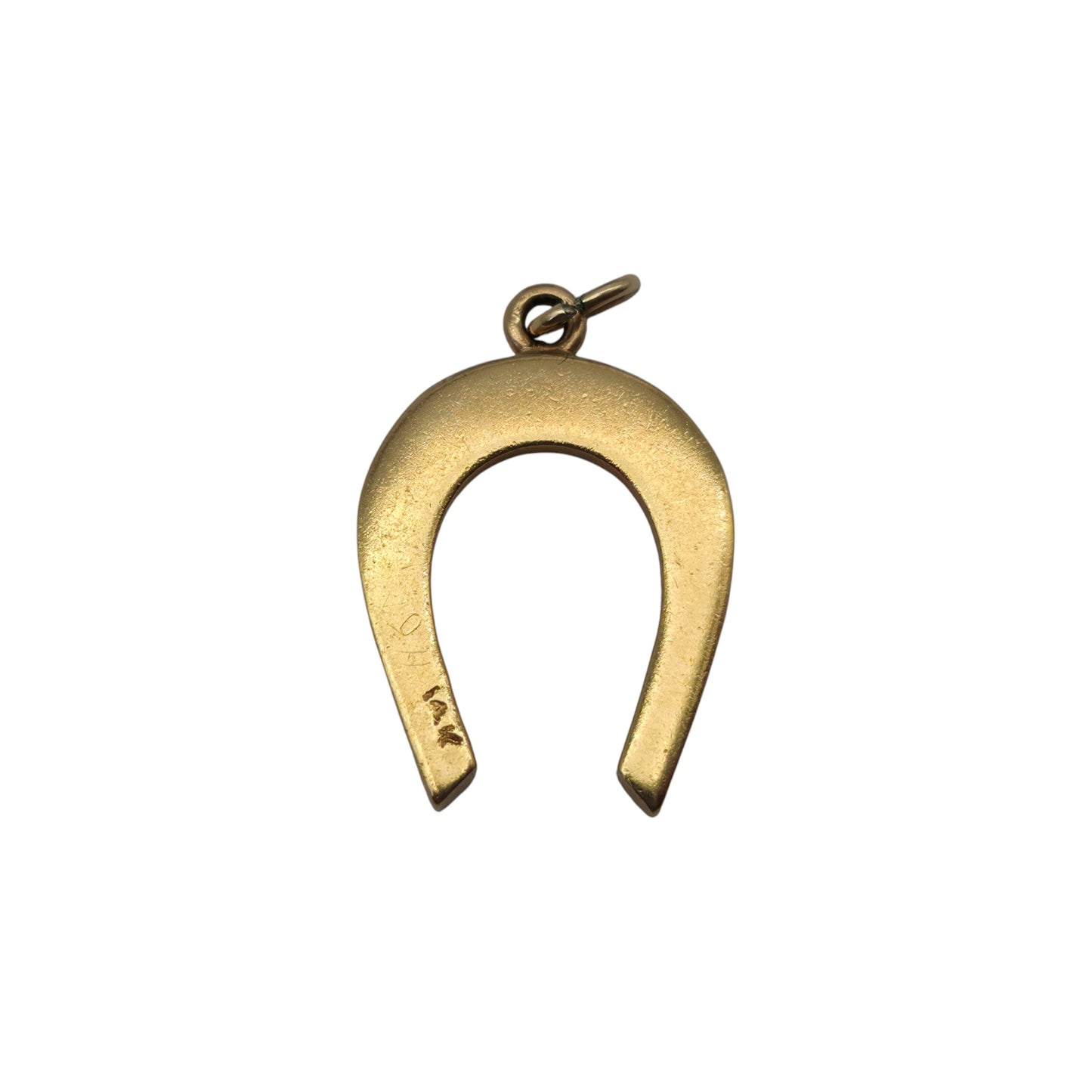 14ct Yellow Gold Horseshoe Charm L 1.6 cm 1.8 g.