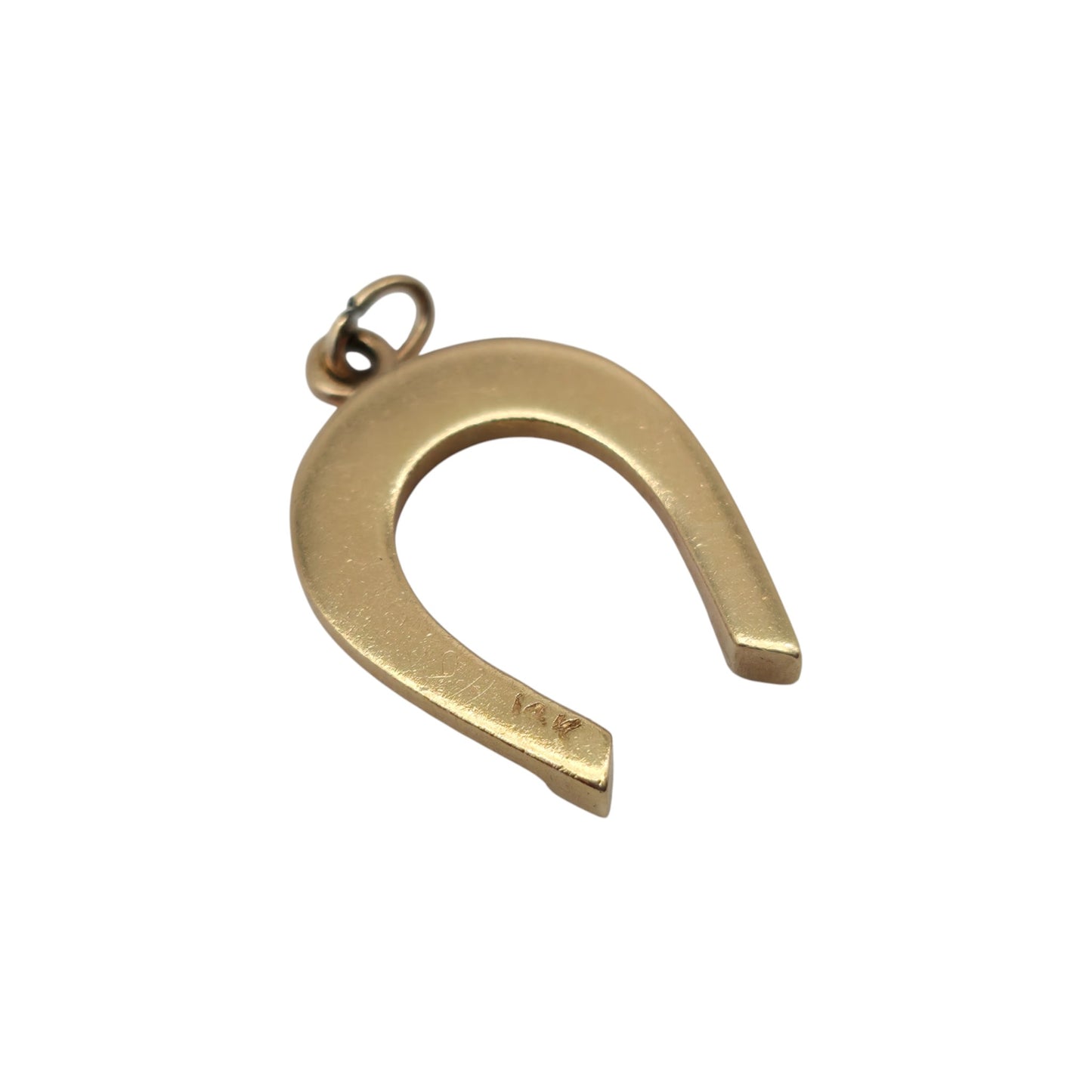 14ct Yellow Gold Horseshoe Charm L 1.6 cm 1.8 g.