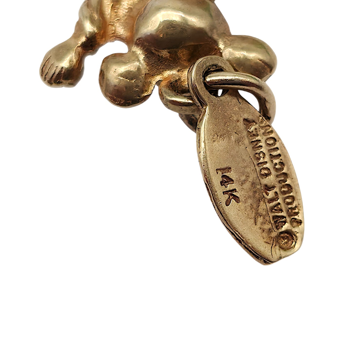 Disney 14ct Yellow Gold Mickey Mouse Charm L 1.5 cm 4.1 g.