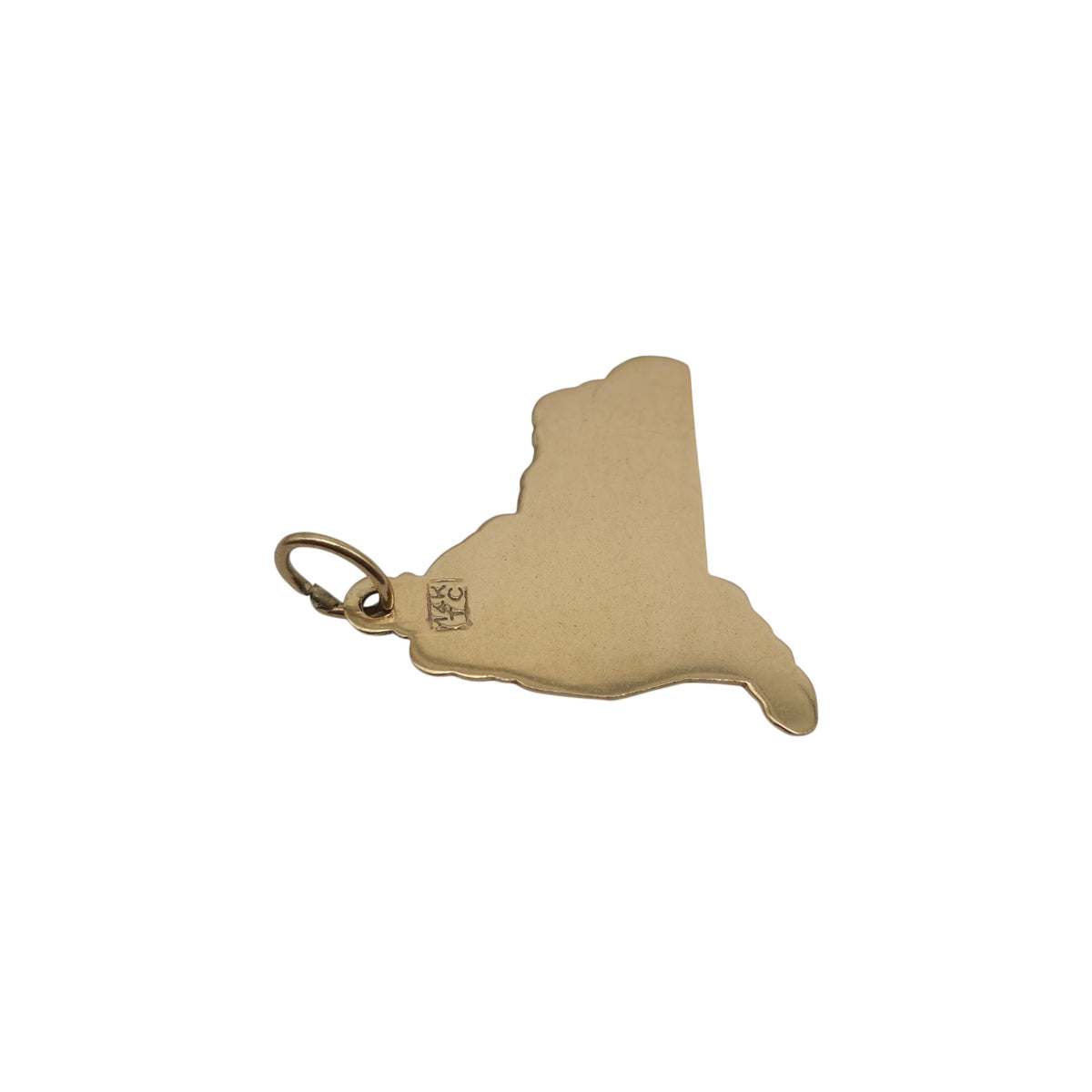 14ct Yellow Gold New York State Charm L 2.0 cm 2.4 g.