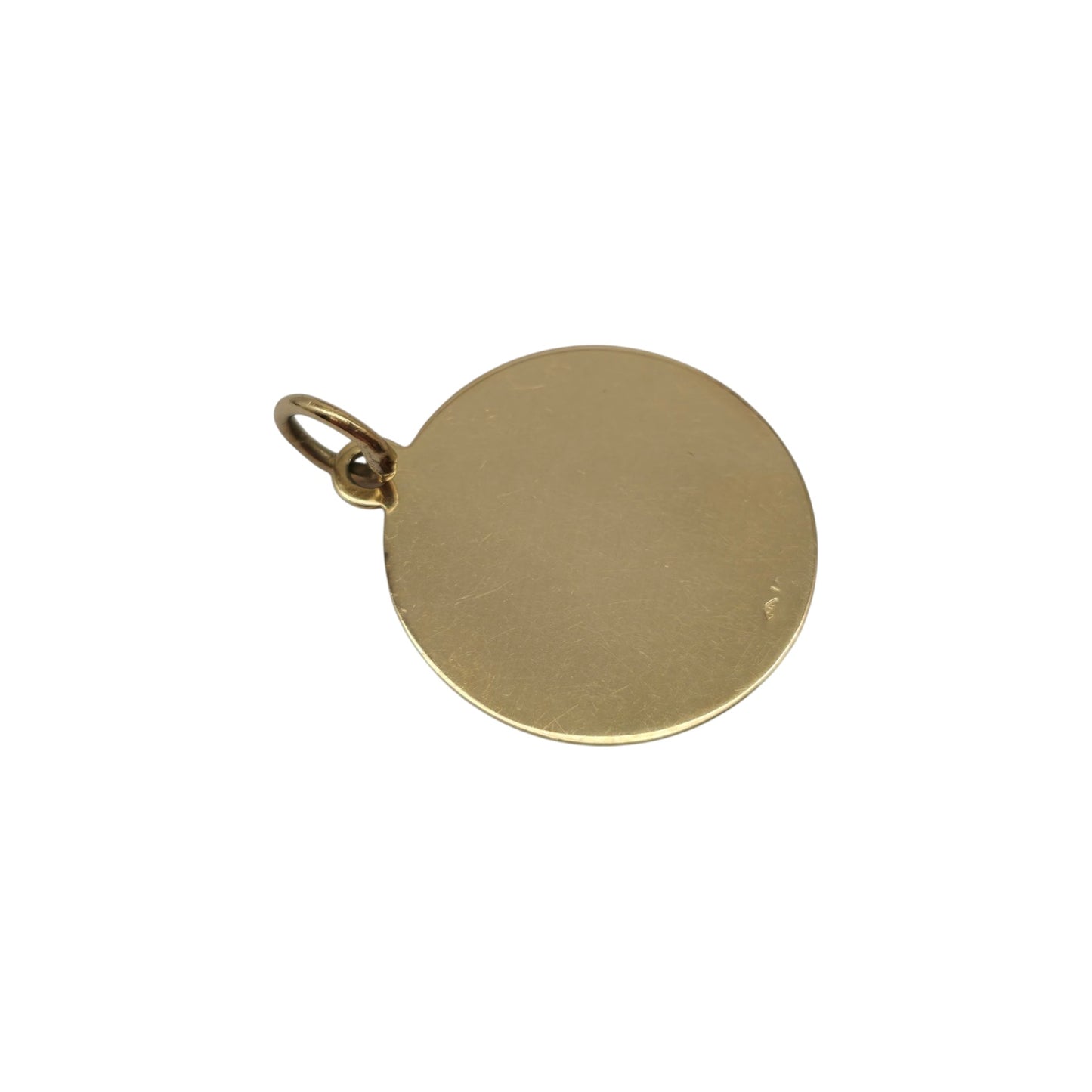 14ct Yellow Gold Pisces Charm L 1.9 cm 1.4 g.