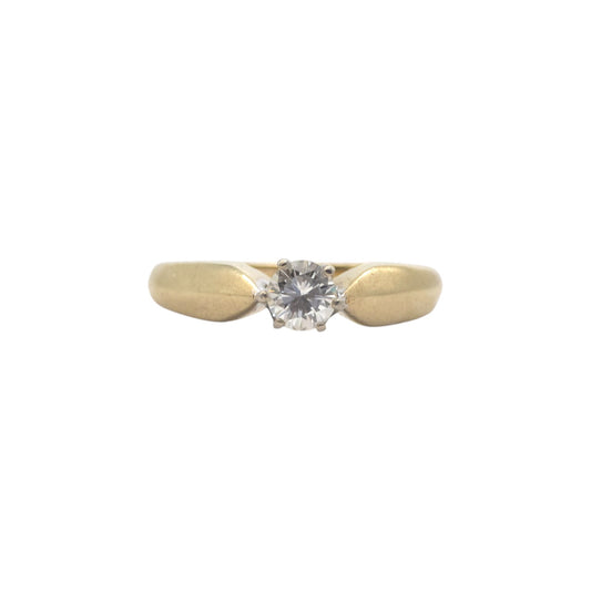 14ct gold Solitaire Diamond Ring