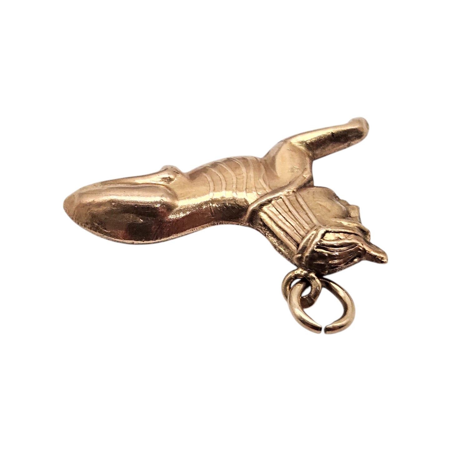 14ct Rose Gold Sphinx Charm L 2.6 cm 1.0 g.
