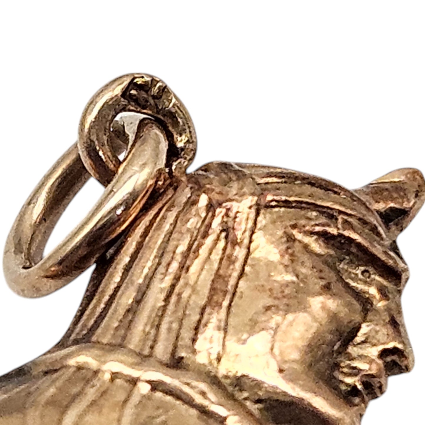 14ct Rose Gold Sphinx Charm L 2.6 cm 1.0 g.