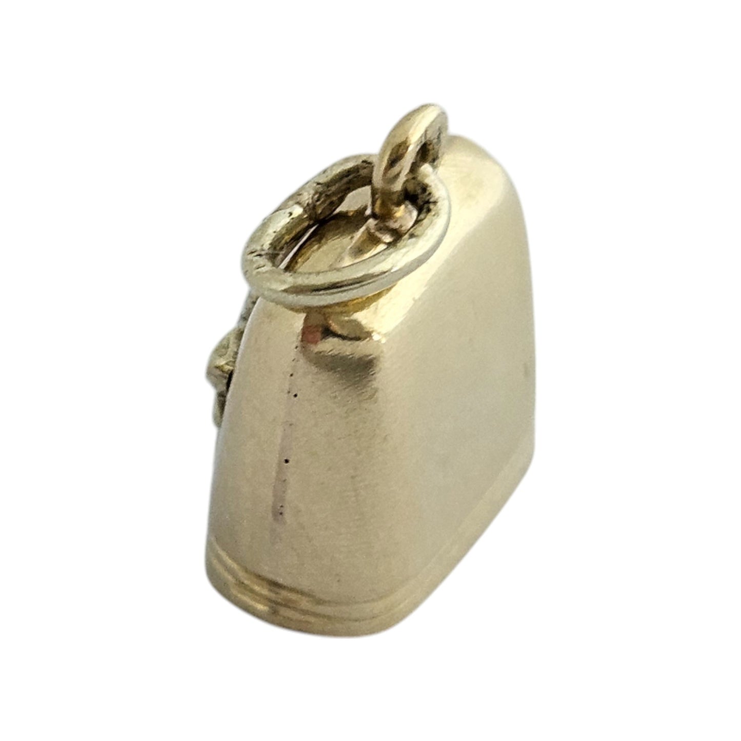 14ct 585 Yellow Gold & Enamel Tinkling Bell Charm L 1.0 cm 1.8 g.