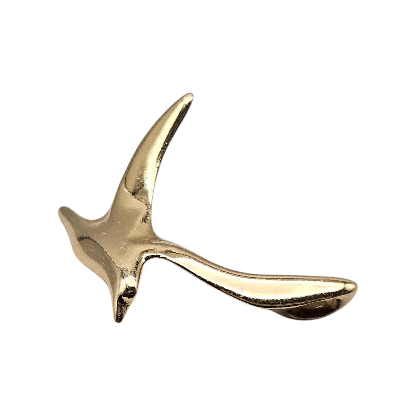 14ct Yellow Gold Bird Pendant L 2.5 cm 1.6 g.