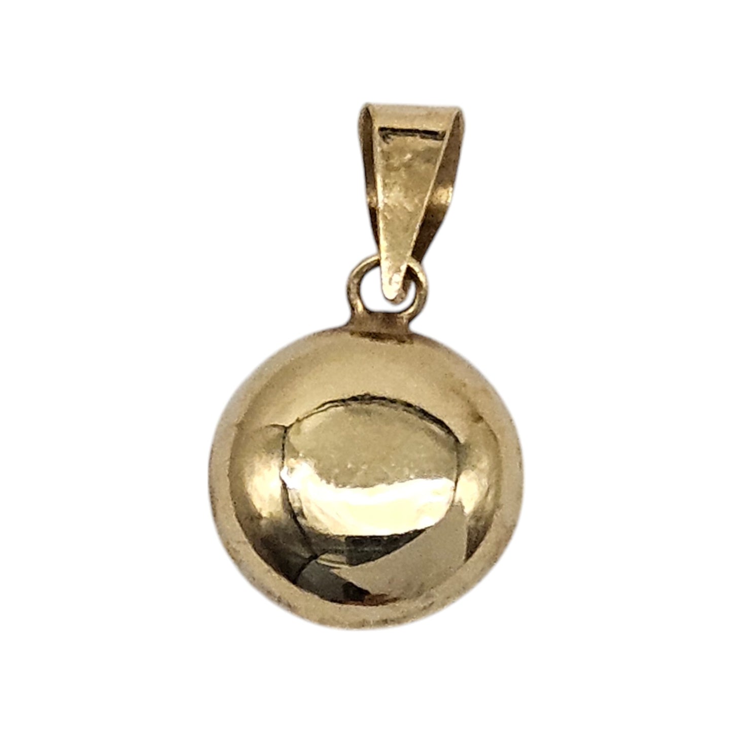 14ct 585 Yellow Gold Eye Pendant 1.6 cm 0.9 g.