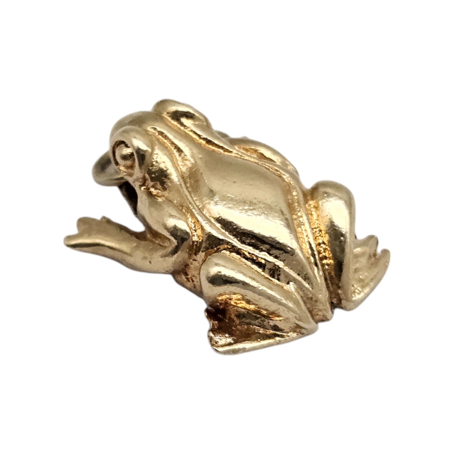 14ct Yellow Gold Frog Charm L 1.5 cm 2.0 g.