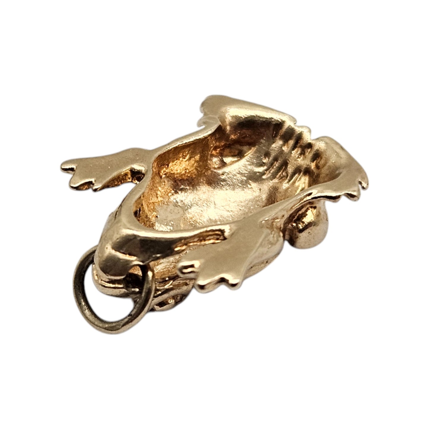14ct Yellow Gold Frog Charm L 1.5 cm 2.0 g.