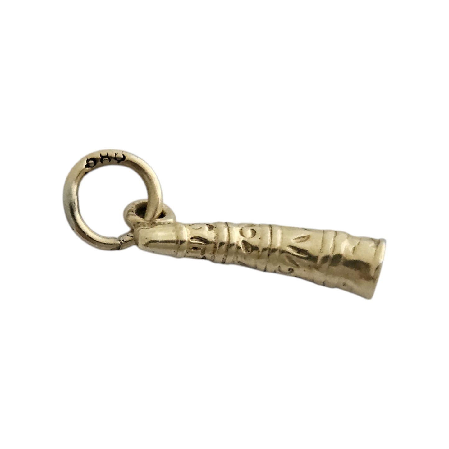 14ct 585 Yellow Gold Hunting Horn Charm 1.4 cm 1.3 g.