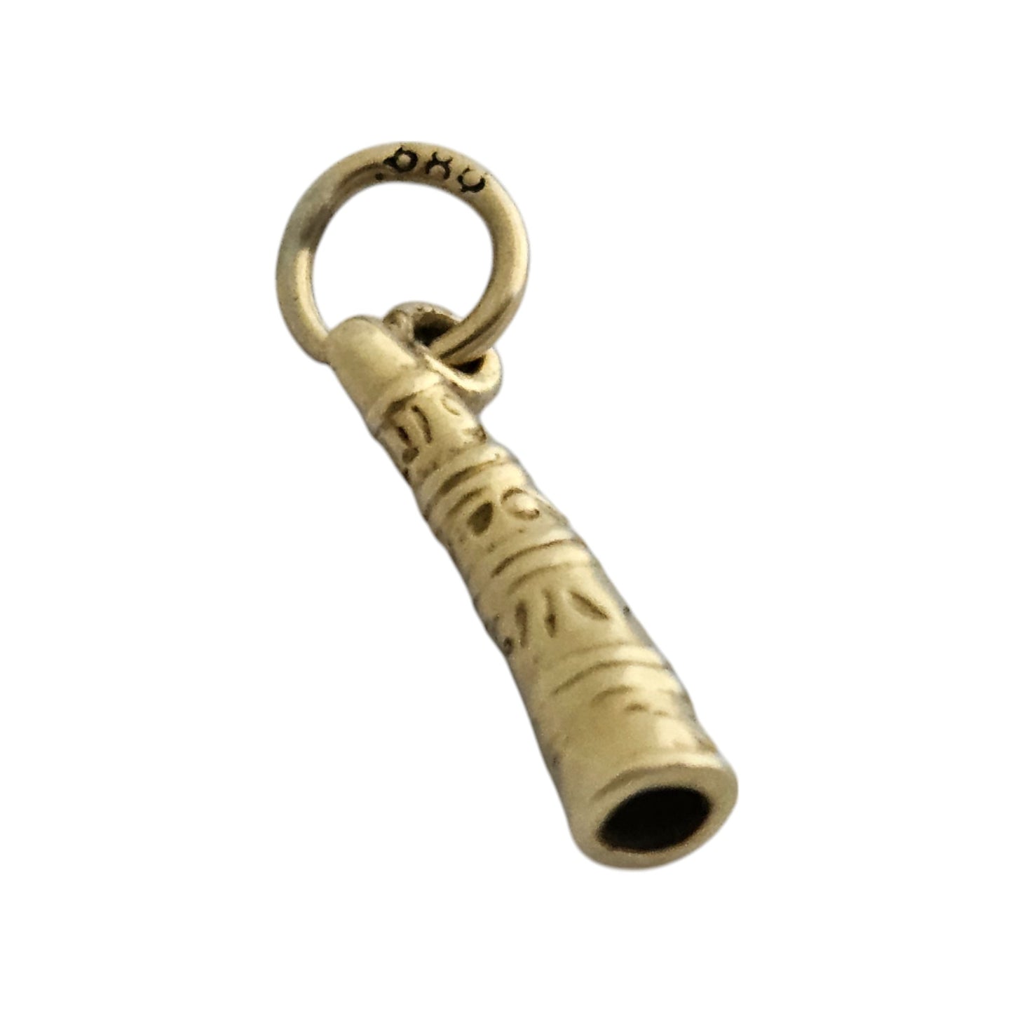 14ct 585 Yellow Gold Hunting Horn Charm 1.4 cm 1.3 g.