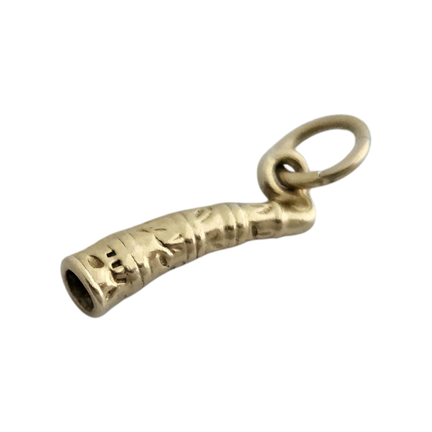 14ct 585 Yellow Gold Hunting Horn Charm 1.4 cm 1.3 g.