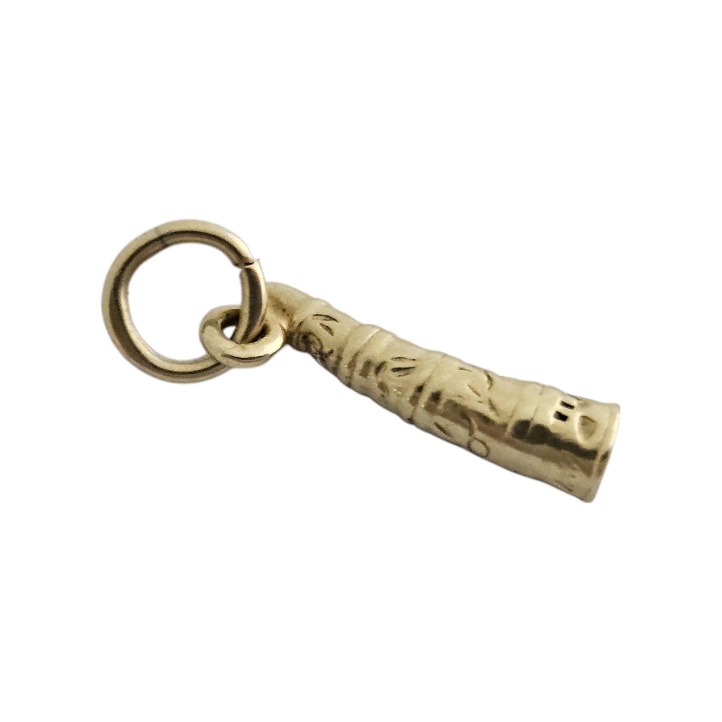 14ct 585 Yellow Gold Hunting Horn Charm 1.4 cm 1.3 g.
