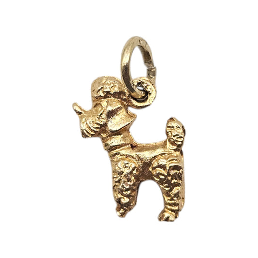 14ct gold Poodle Dog Charm