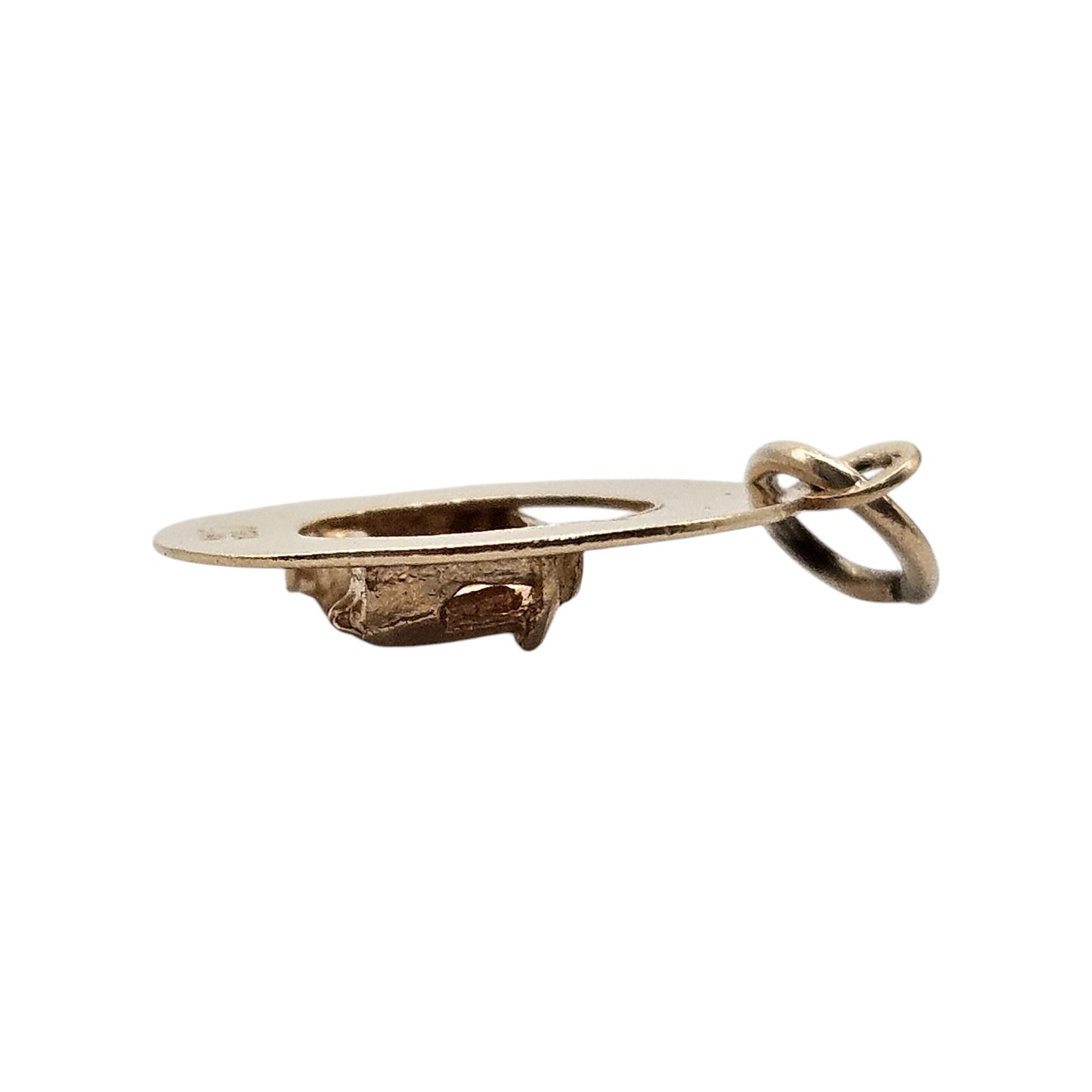 14ct Yellow Gold San Francisco Pendant L 1.4 cm 1.0 g.