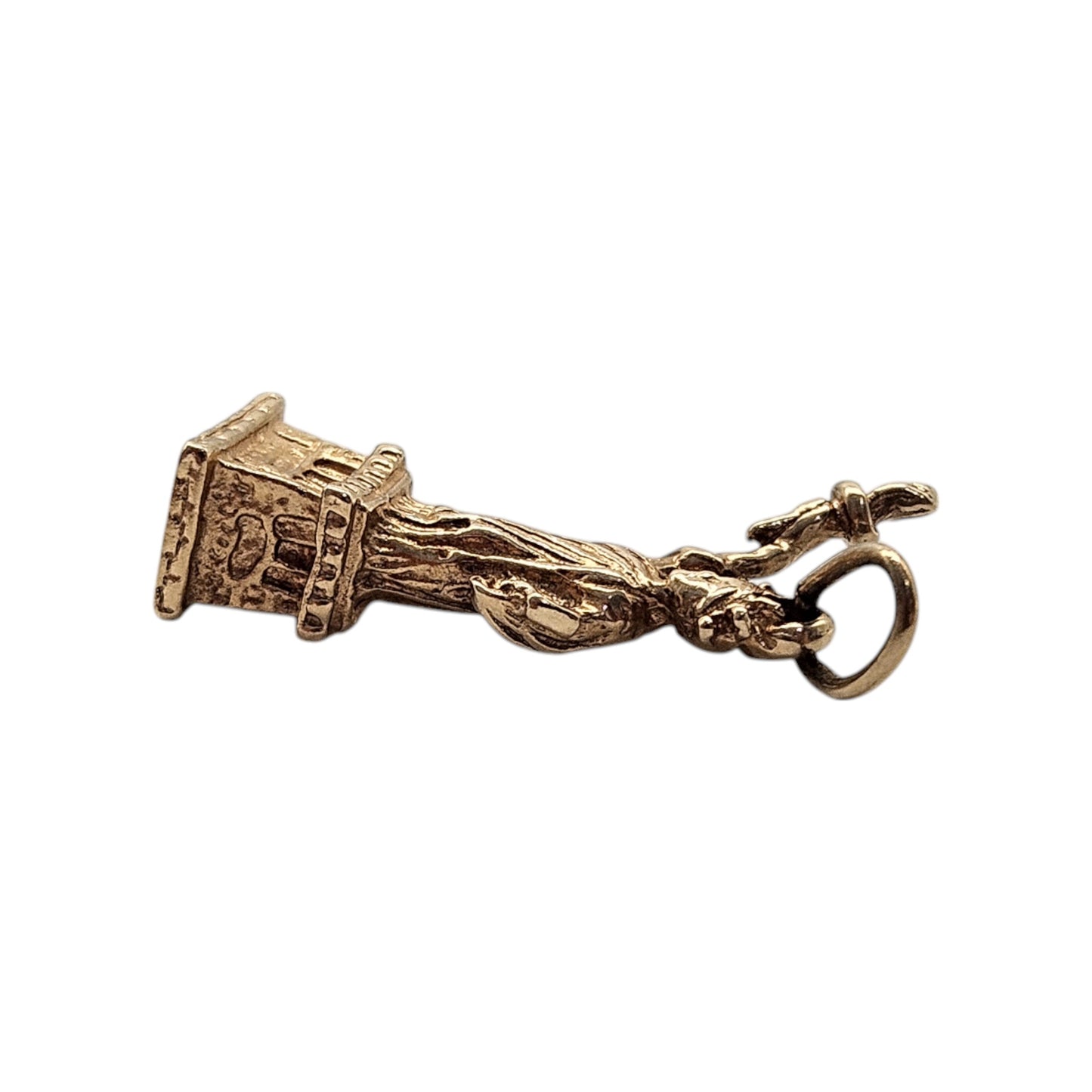 14ct Yellow Gold Statue Of Liberty Charm L 2.2 cm 2.9 g.