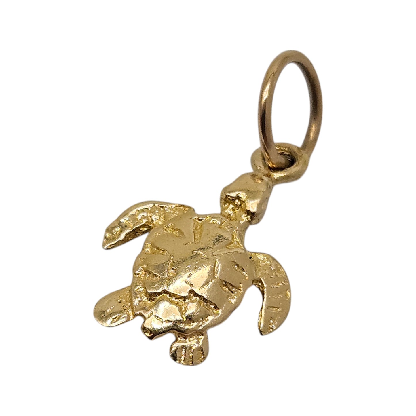 14ct Yellow Gold Turtle Charm L 1.0 cm 0.7 g.