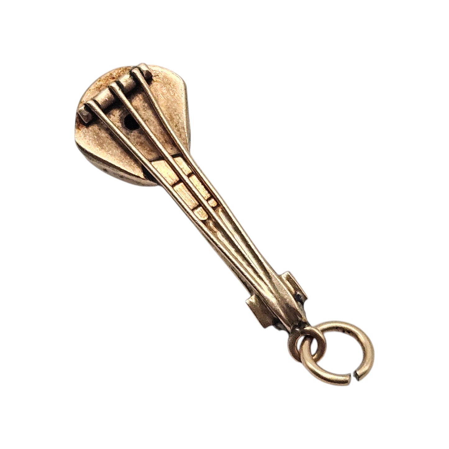Antique 15ct Yellow Gold Mandolin Charm L 2.5 cm 1.6 g.
