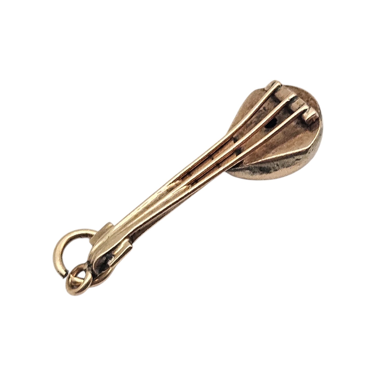Antique 15ct Yellow Gold Mandolin Charm L 2.5 cm 1.6 g.
