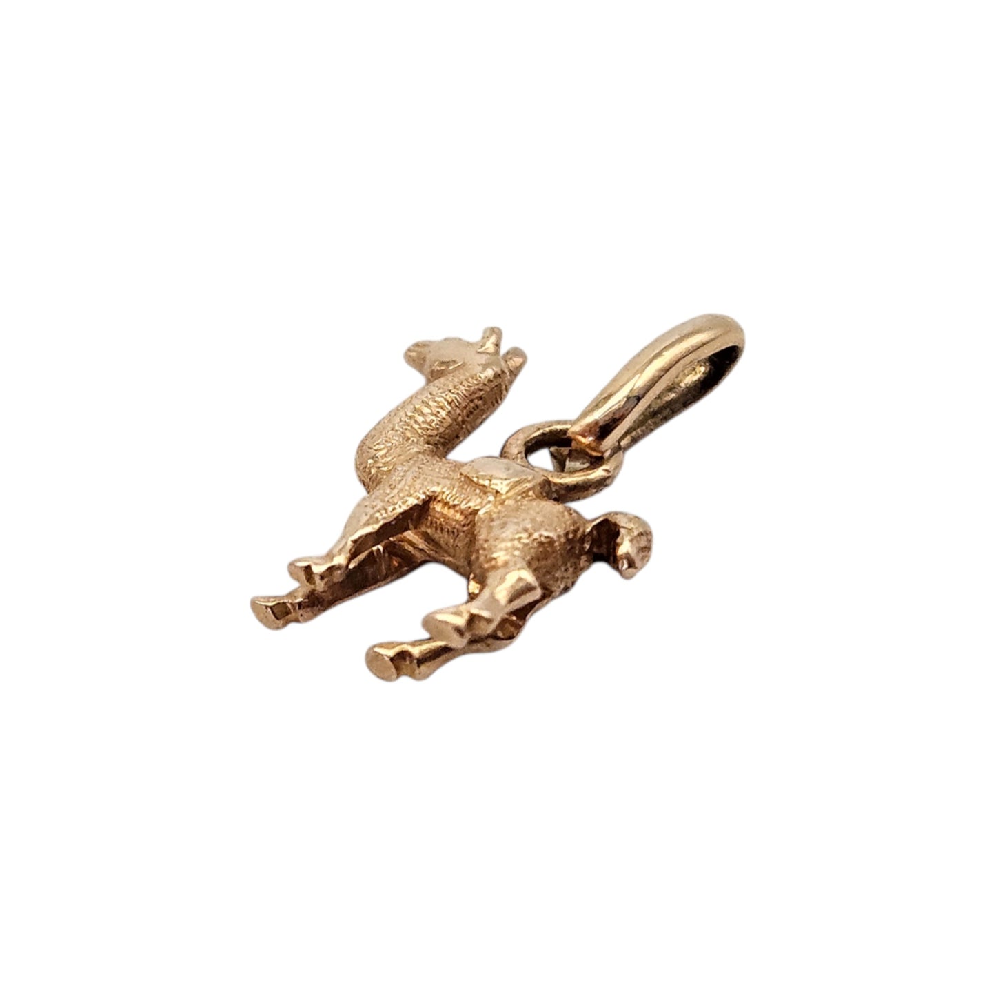 18ct Yellow Gold Alpaca Charm L 1.1 cm 1.1 g.