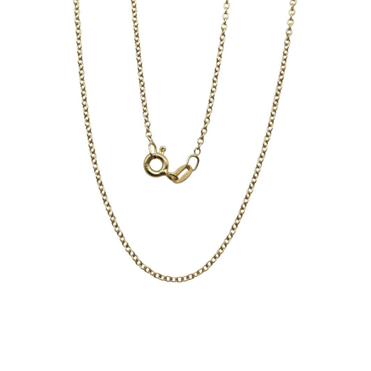 a pre-owned 18ct gold Fine Circle Link Chain