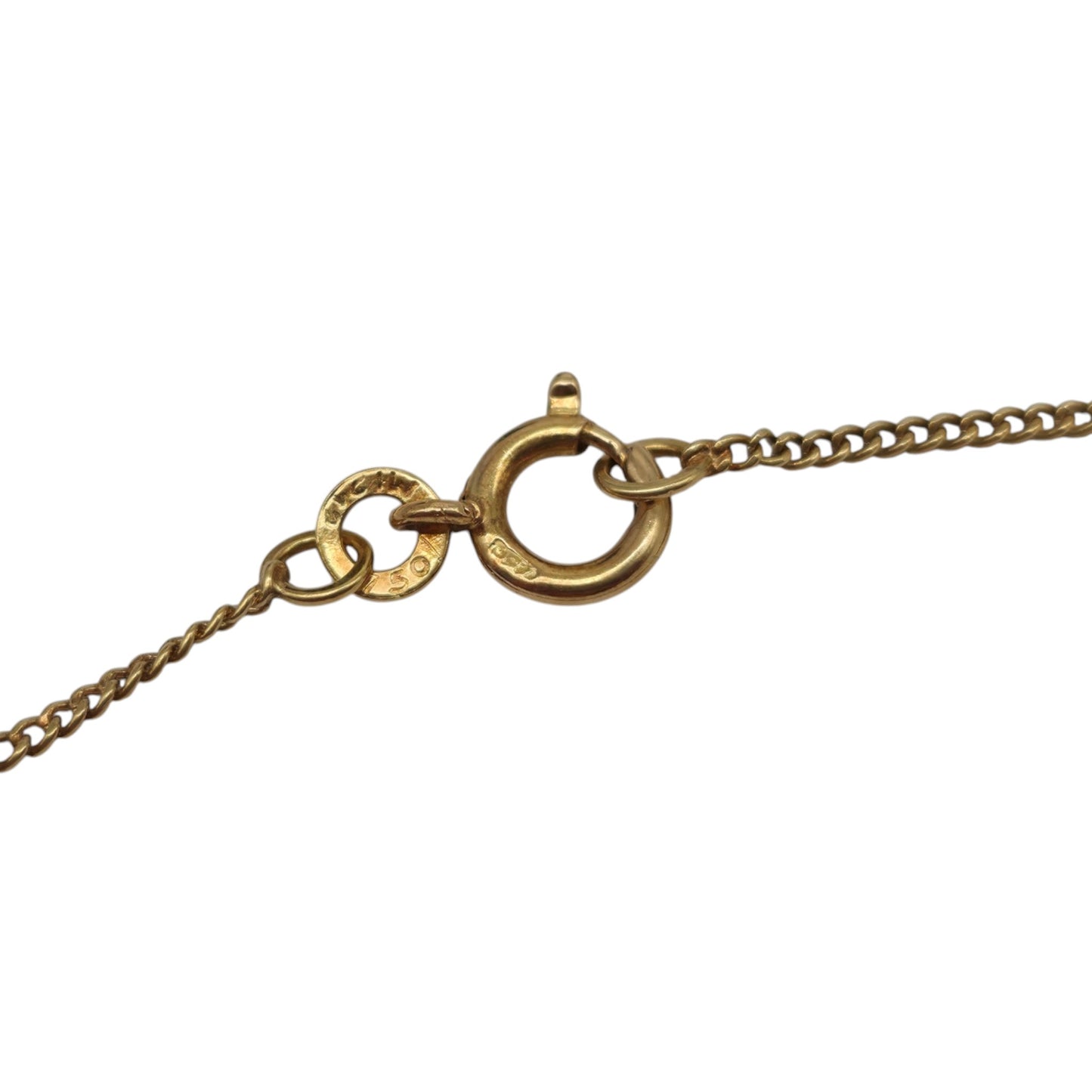 18ct 750 Yellow Gold Curb Chain L 53.0 cm 3.8 g.