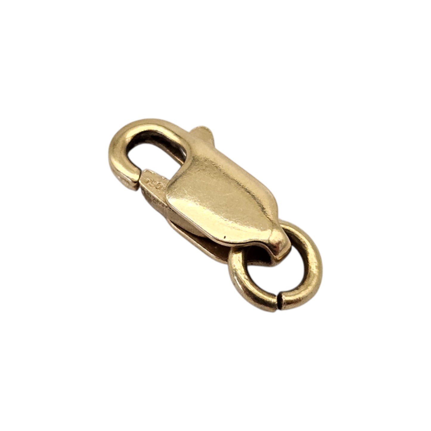 18ct 750 Yellow Gold Lobster Clasp L 1.1 cm 0.9 g.