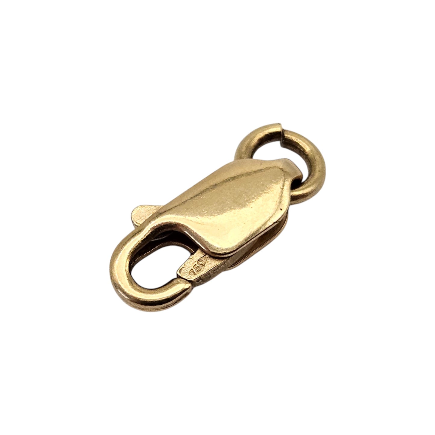 18ct 750 Yellow Gold Lobster Clasp L 1.1 cm 0.9 g.