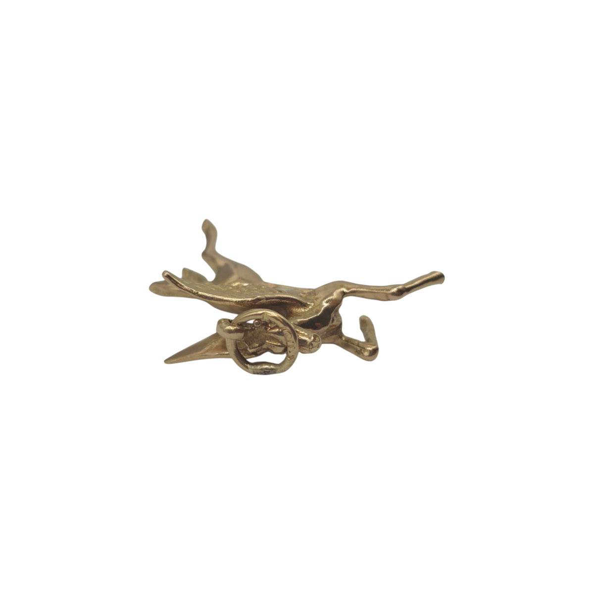 18ct Yellow Gold Pegasus Charm L 2.4 cm 4.5 g.