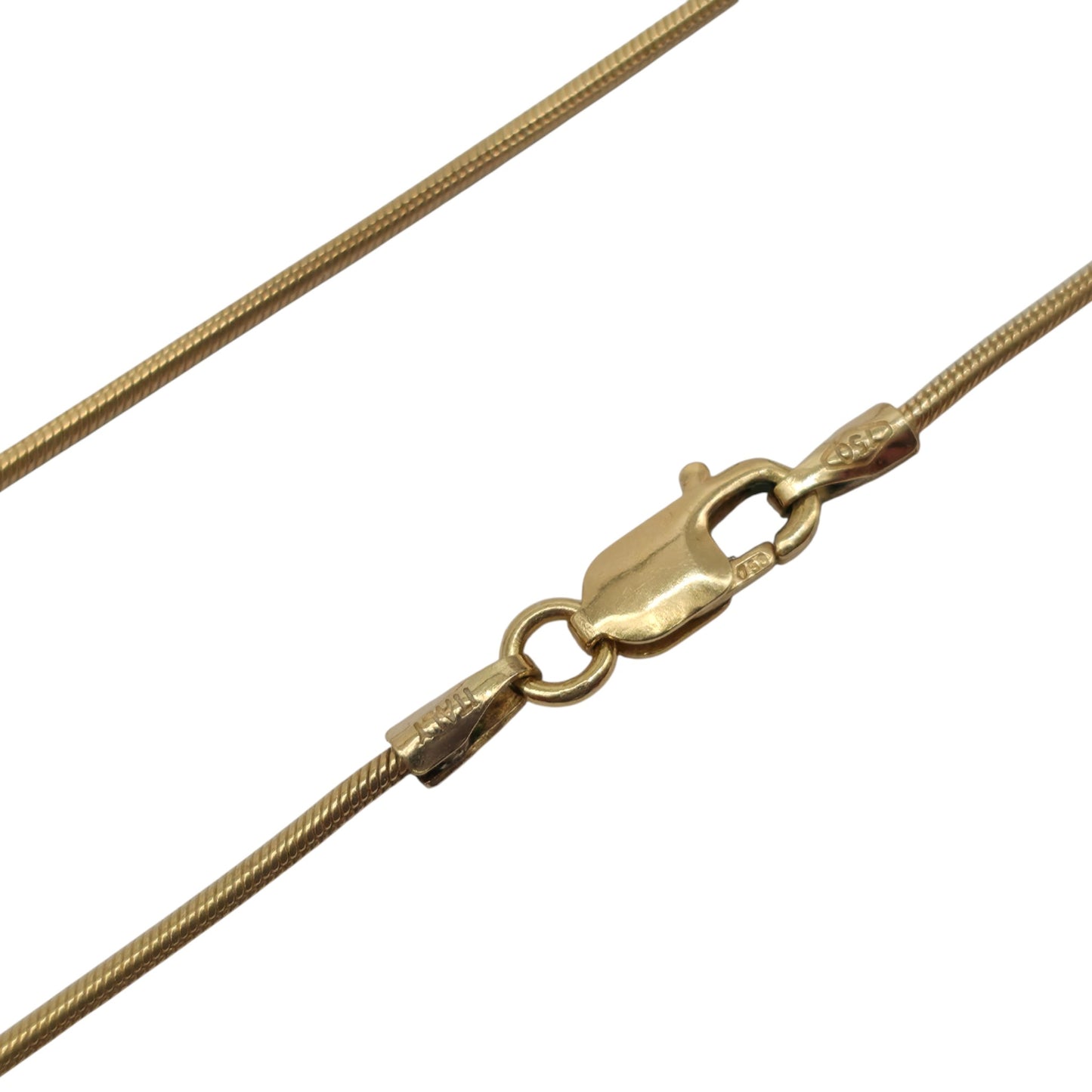 18ct 750 Yellow Gold Snake Link Chain L 45.0 cm 4.7 g.