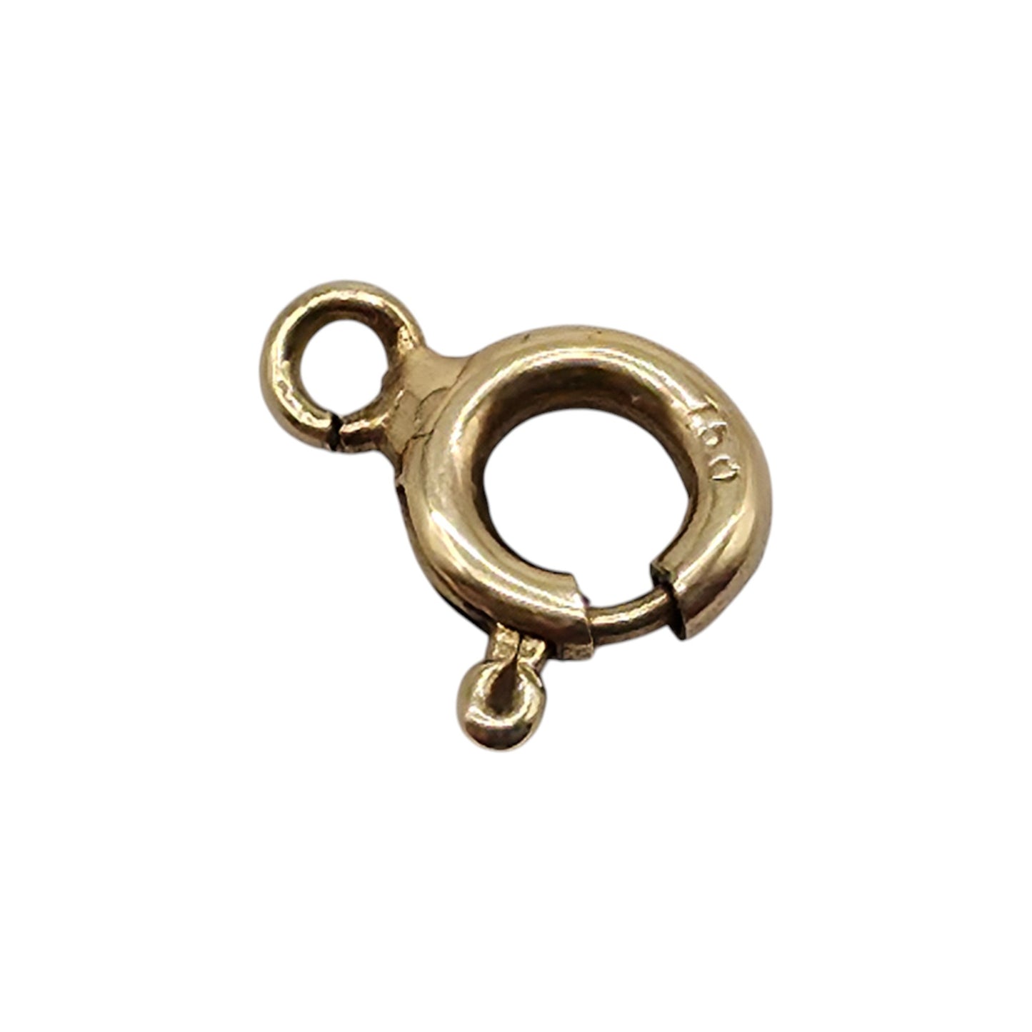 18ct 750 Yellow Gold Spring Clasp L 5 mm 0.2 g.