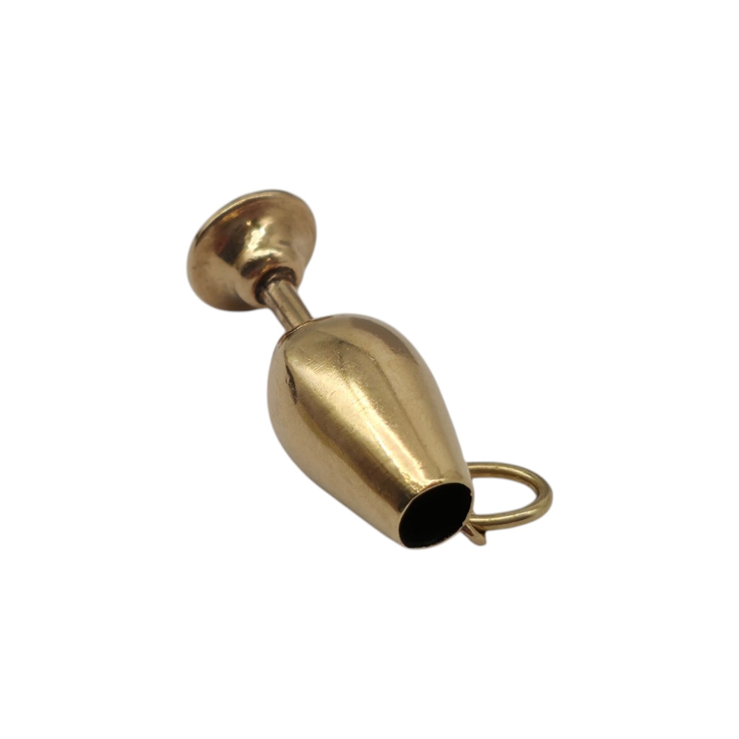 18ct Yellow Gold Wine Goblet Charm L 2.1 cm 1.4 g.