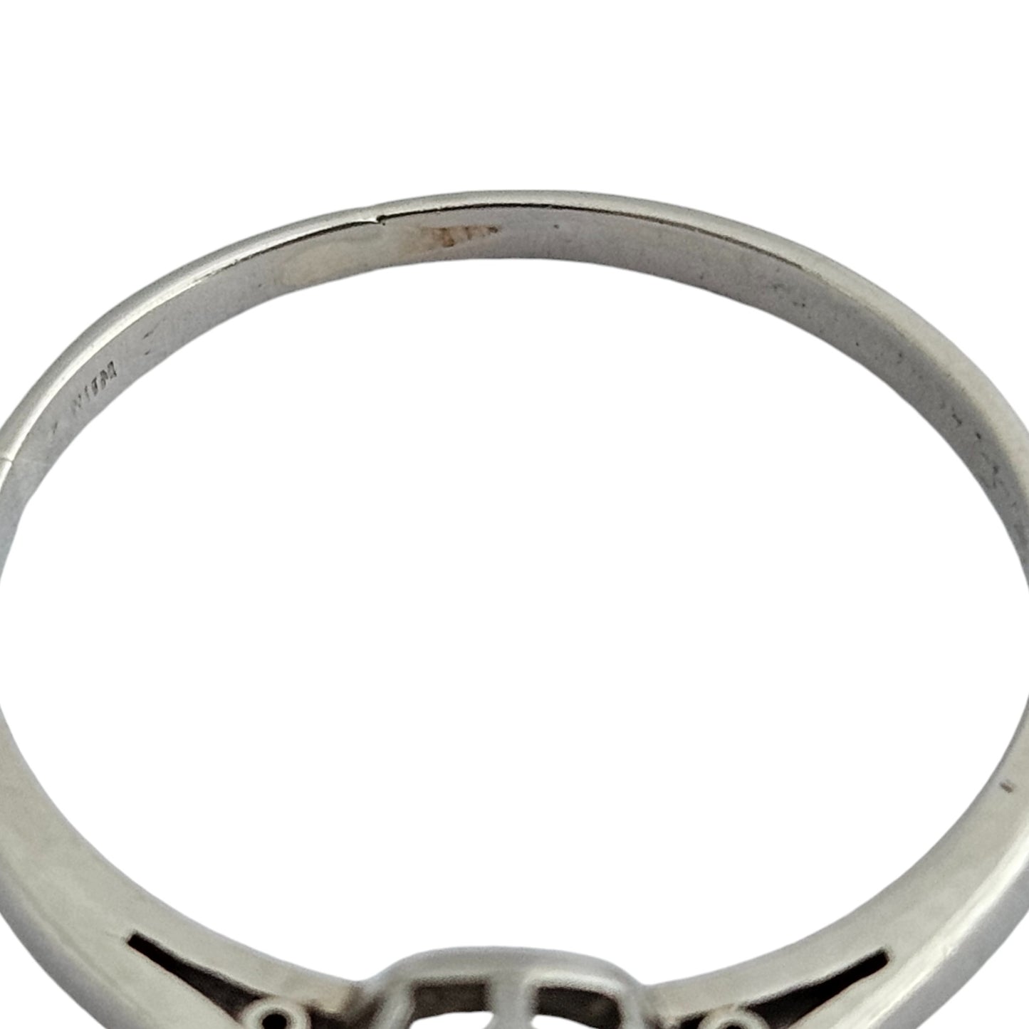 18ct White Gold Solitaire Diamond Ring (0.75 ct) Size O 1/2