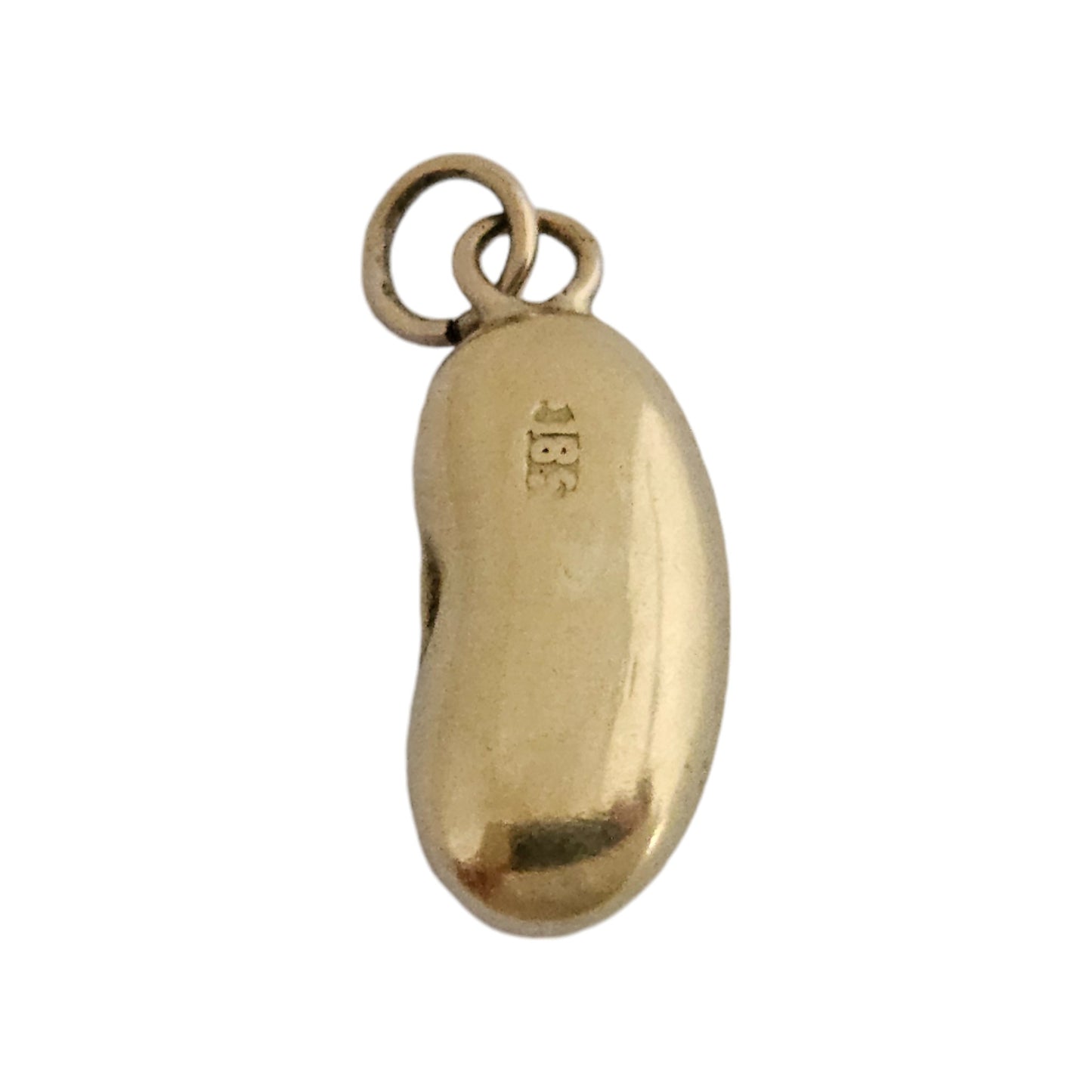 Scarce Antique 18ct Yellow Gold Kidney Bean Charm c.1900 L 1.7 cm 1.2 g