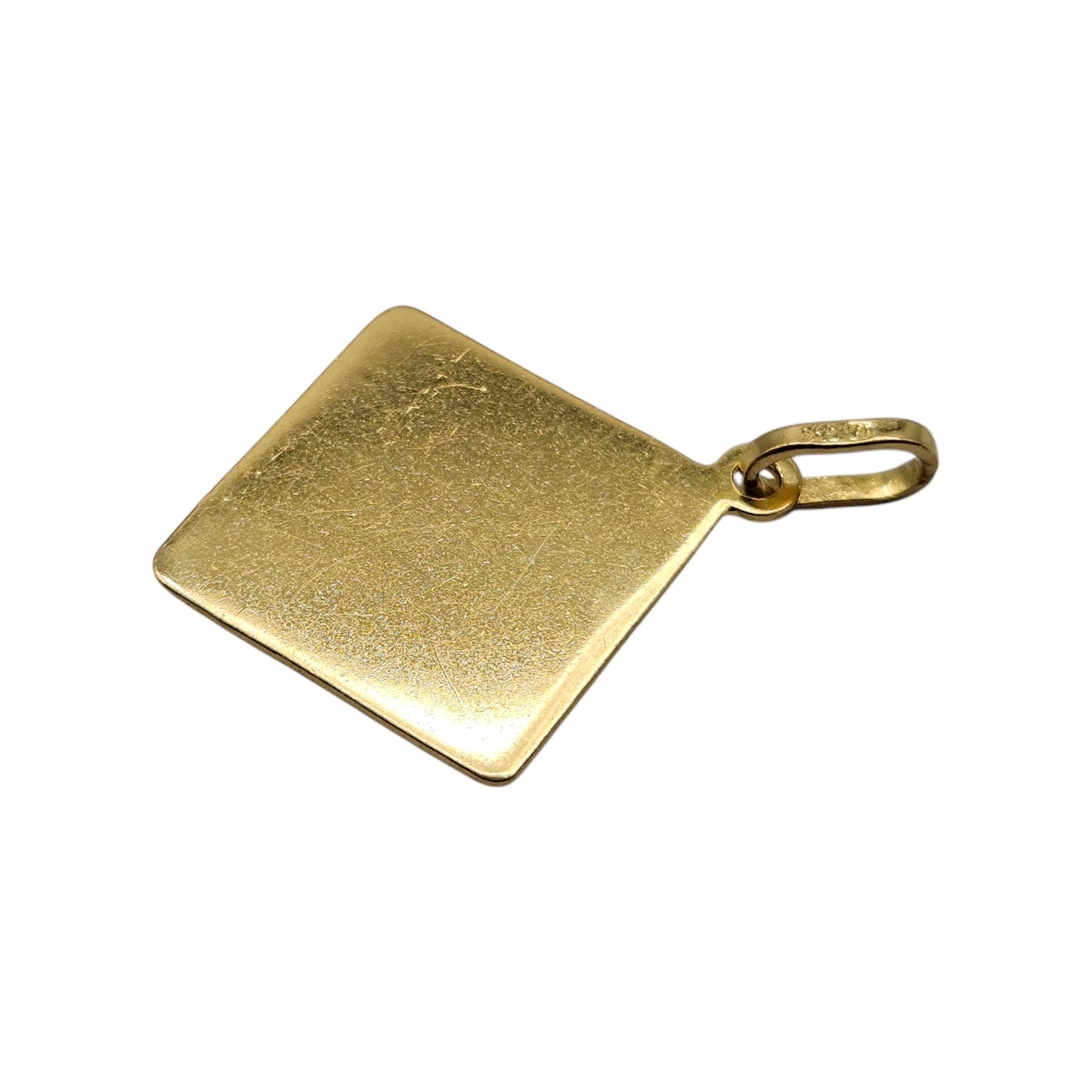 18ct 750 Yellow Gold Capricorn Horoscope Pendant L 2.1 cm 4.0 g.