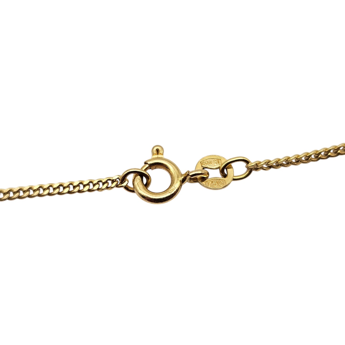 18ct 750 Yellow Gold Fine Link Chain L 50.4 cm 4.6 g.