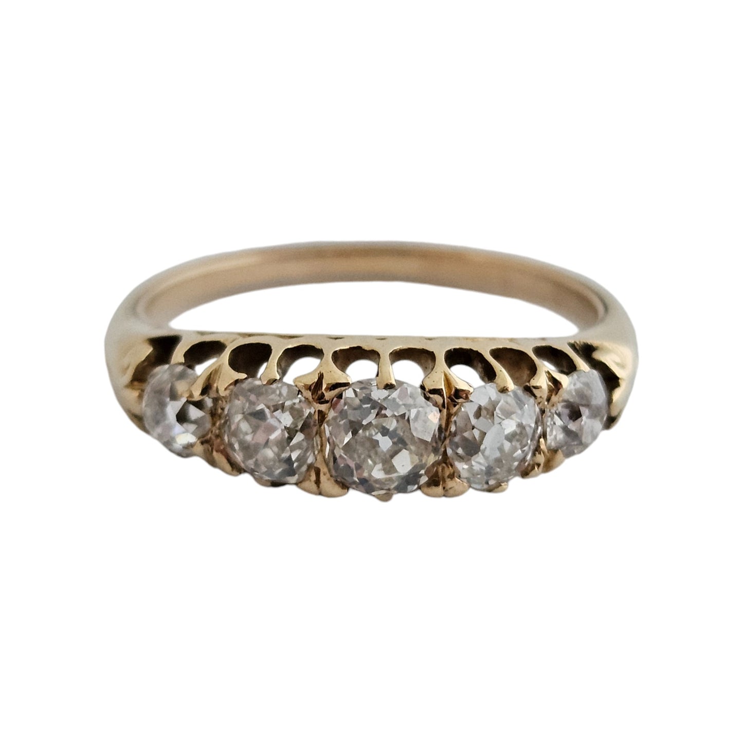 18ct yellow gold five stone Diamond Ring