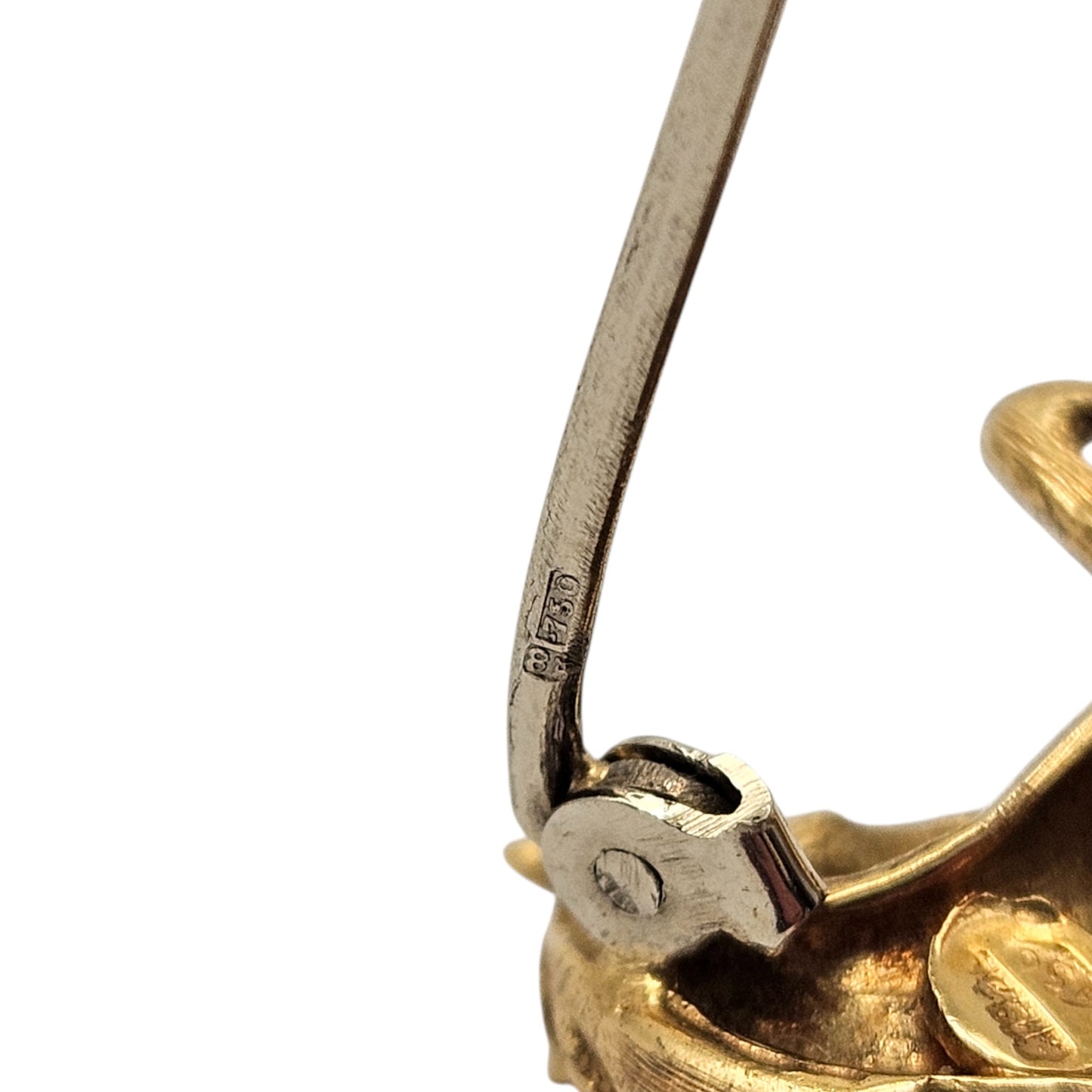 18ct 750 Yellow Gold Horse Brooch c.1969 L 2.7 cm 7.4 g.