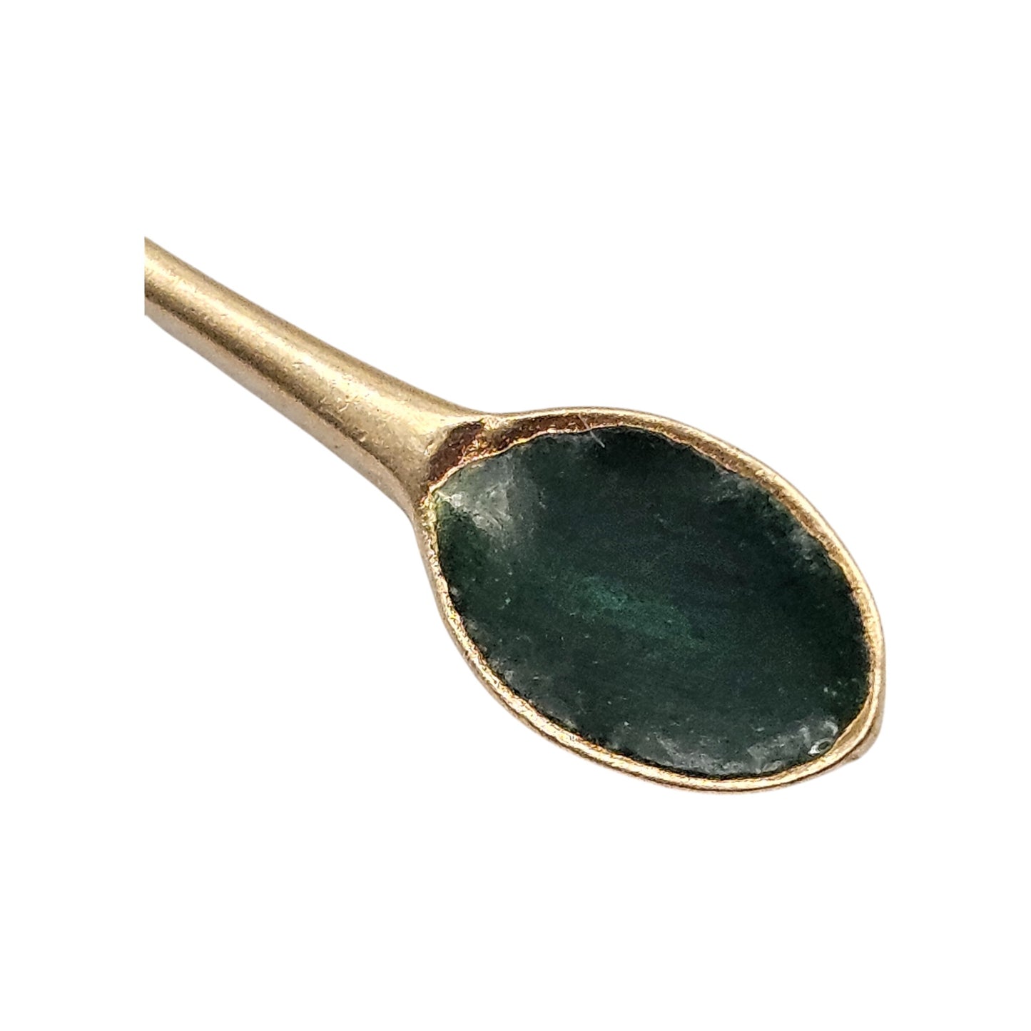 18ct Yellow Gold & Enamel Spoon Charm L 2.7 cm 1.5 g.