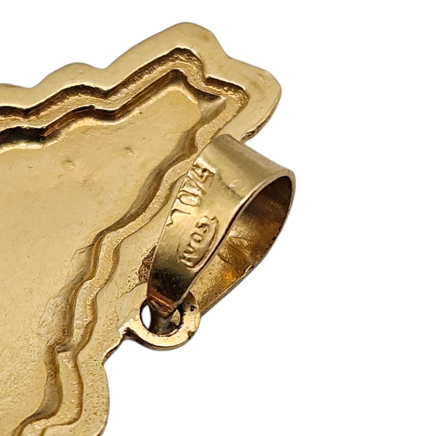 18ct 750 Yellow Gold Tenerife Pendant L 1.8 cm 1.0 g.