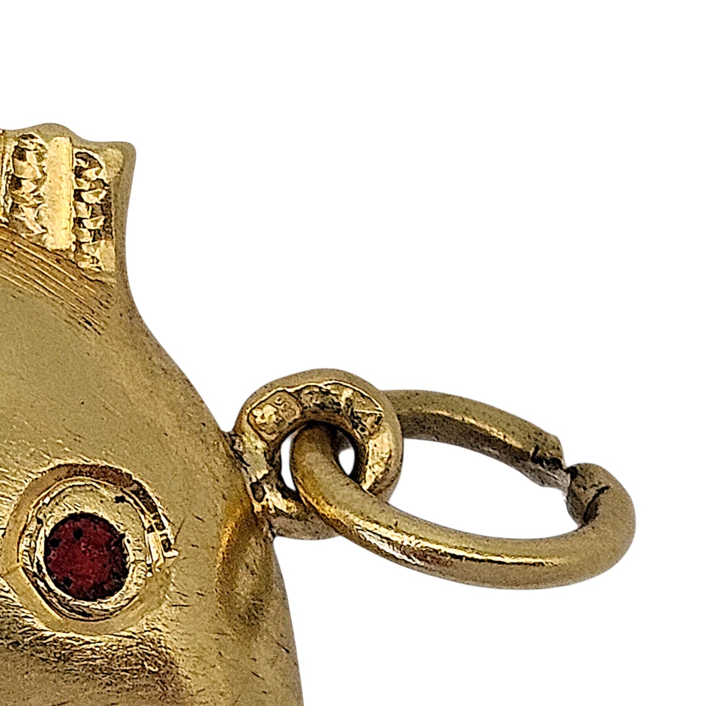 Portuguese 19ct 800 Yellow Gold Fish Charm L 2.9 cm 3.0 g.